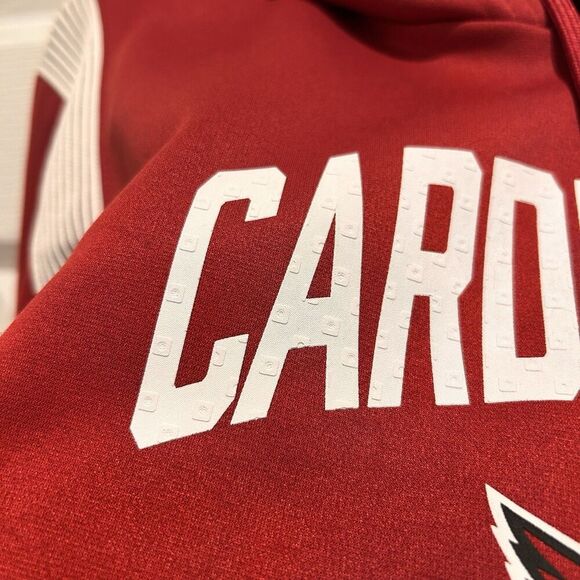 Nike Arizona Cardinals Sweatshirt Crewneck Red Womens Large Therma Fit On Field‎ - Picture 3 of 10